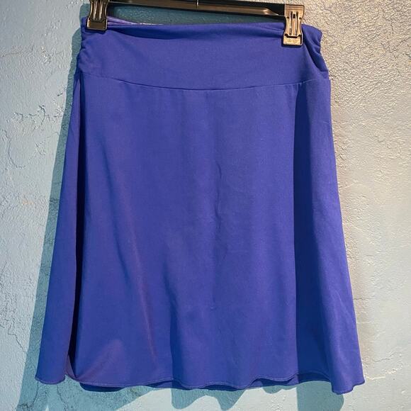 Reversible athletic skirt Royal Blue Geometric Print Lightweight Small Sporty - Picture 2 of 6
